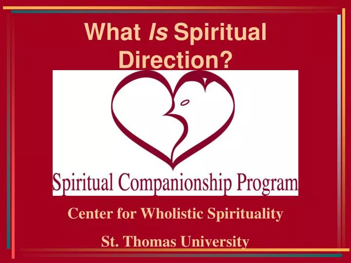 what is spiritual direction