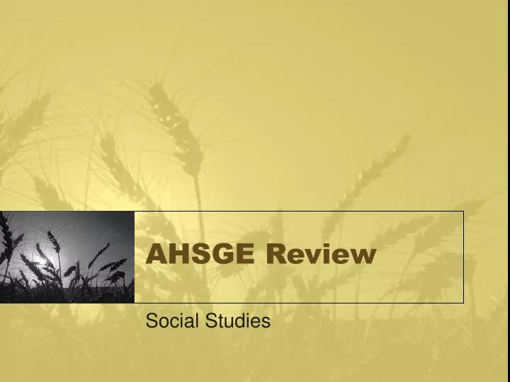 ahsge review