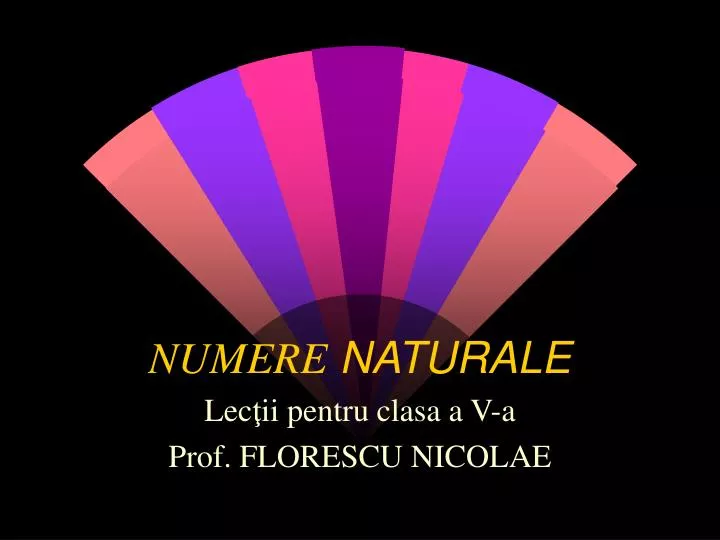 numere naturale