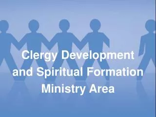 Clergy Development and Spiritual Formation Ministry Area