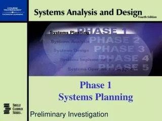 Phase 1 Systems Planning
