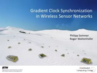 Gradient Clock Synchronization in Wireless Sensor Networks