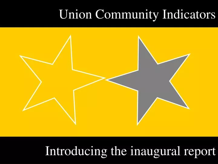 union community indicators
