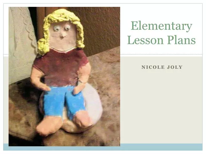 elementary lesson plans