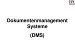 Dokumentenmanagement Systeme - slide 1