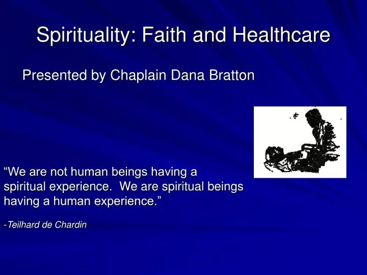 spirituality faith and healthcare
