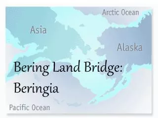 Bering Land Bridge: Beringia
