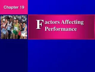 actors Affecting Performance