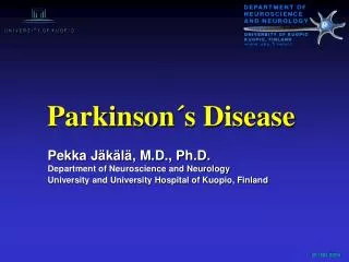 PPT - Think BIG! Exercises for Individuals with Parkinson’s Disease ...