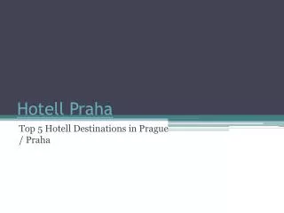 Hotell Praha