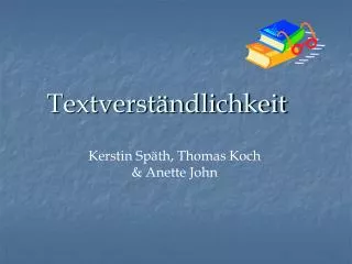 Textverständlichkeit