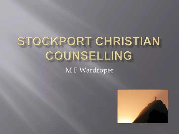 stockport christian counselling