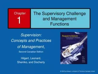 The Supervisory Challenge and Management Functions