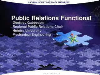 Public Relations Functional
