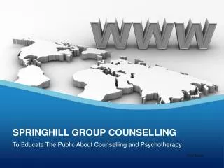 The Springhill Group Counselling