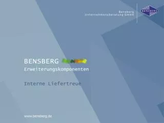 Bensberg-Komponenten