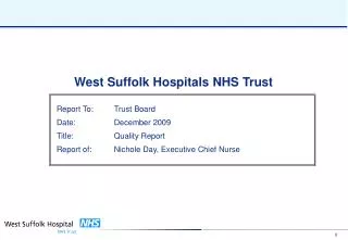 West Suffolk Hospitals NHS Trust