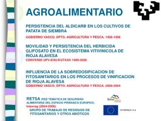 MOVILIDAD Y PERSISTENCIA DEL HERBICIDA GLIFOSATO EN EL ECOSISTEMA VITIVINICOLA DE RIOJA ALAVESA CONVENIO UPV-EHU/KUTXAS