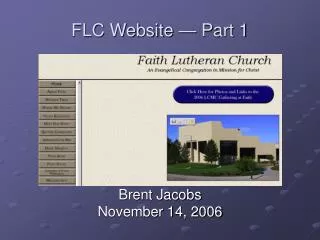 FLC Website — Part 1