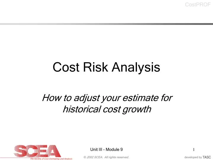 cost risk analysis