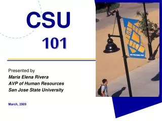 CSU 101