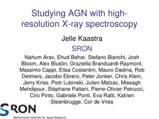 Studying AGN with high-resolution X-ray spectroscopy