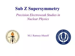 Sub Z Supersymmetry