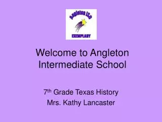 Welcome to Angleton Intermediate School
