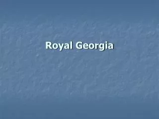 Royal Georgia
