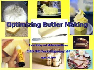Optimizing Butter Making