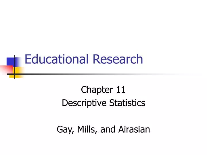 educational research