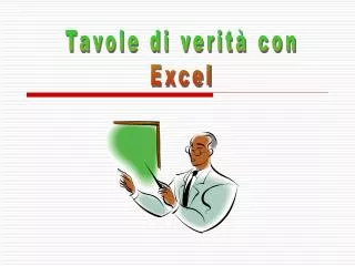 Tavole di verità con Excel