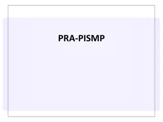PRA-PISMP