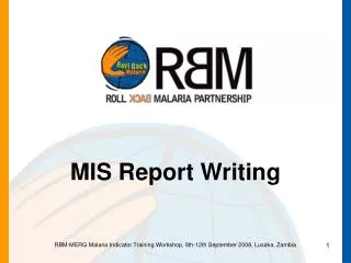 MIS Report Writing