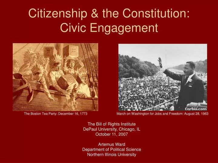 citizenship the constitution civic engagement