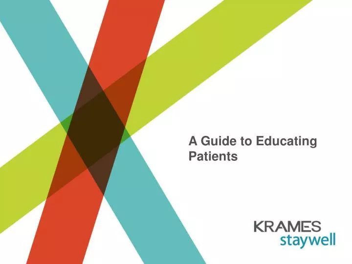 a guide to educating patients