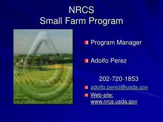 NRCS Small Farm Program