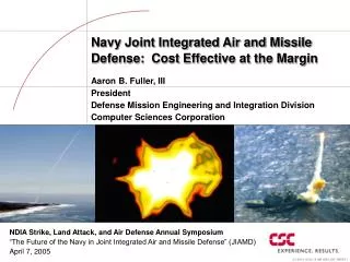 Navy Joint Integrated Air and Missile Defense: Cost Effective at the Margin
