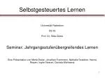 Selbstgesteuertes Lernen - slide 1