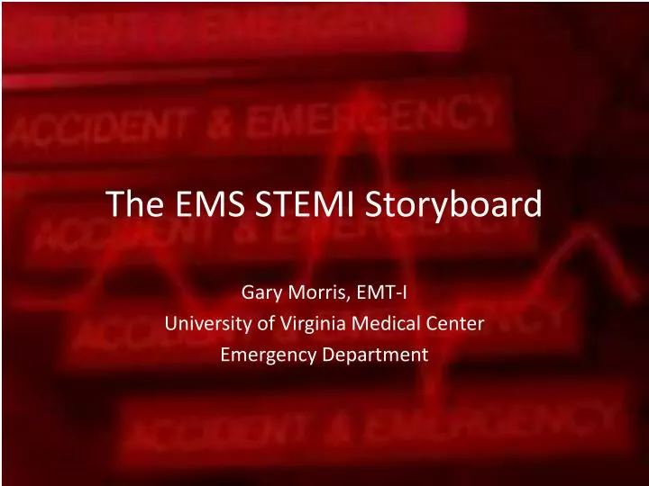 the ems stemi storyboard