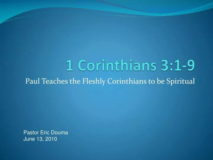 1 corinthians 3 1 9