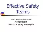 Effective Safety Teams - slide 1