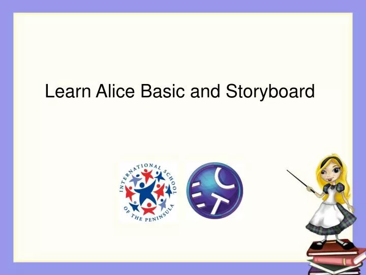 learn alice basic and storyboard