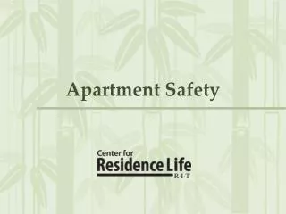 Apartment Safety