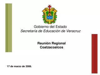 Reunión Regional Coatzacoalcos