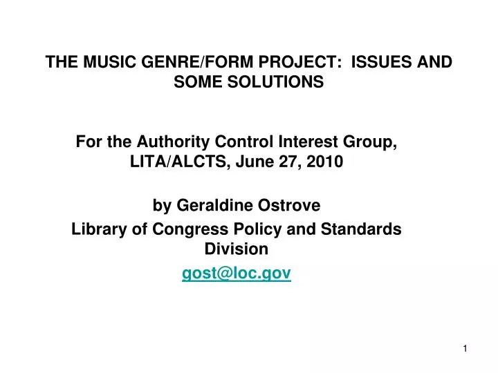 the music genre form project issues and some solutions