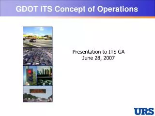 GDOT ITS Concept of Operations
