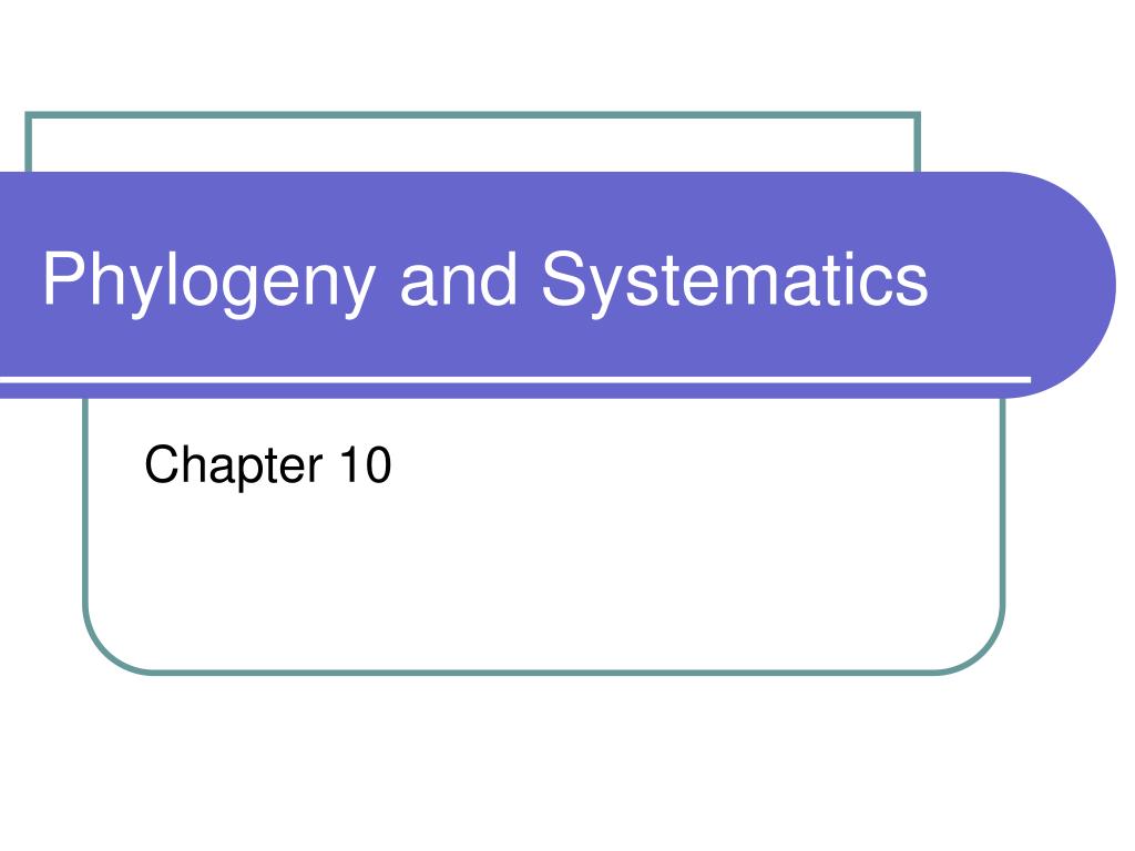 PPT - Phylogeny and Systematics PowerPoint Presentation, free download ...