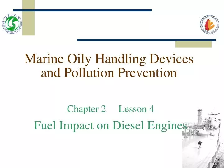 marine oily handling devices and pollution prevention