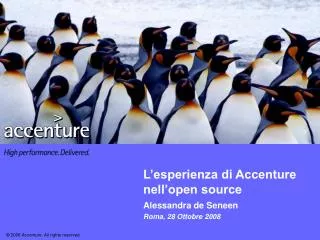 L’esperienza di Accenture nell’open source
